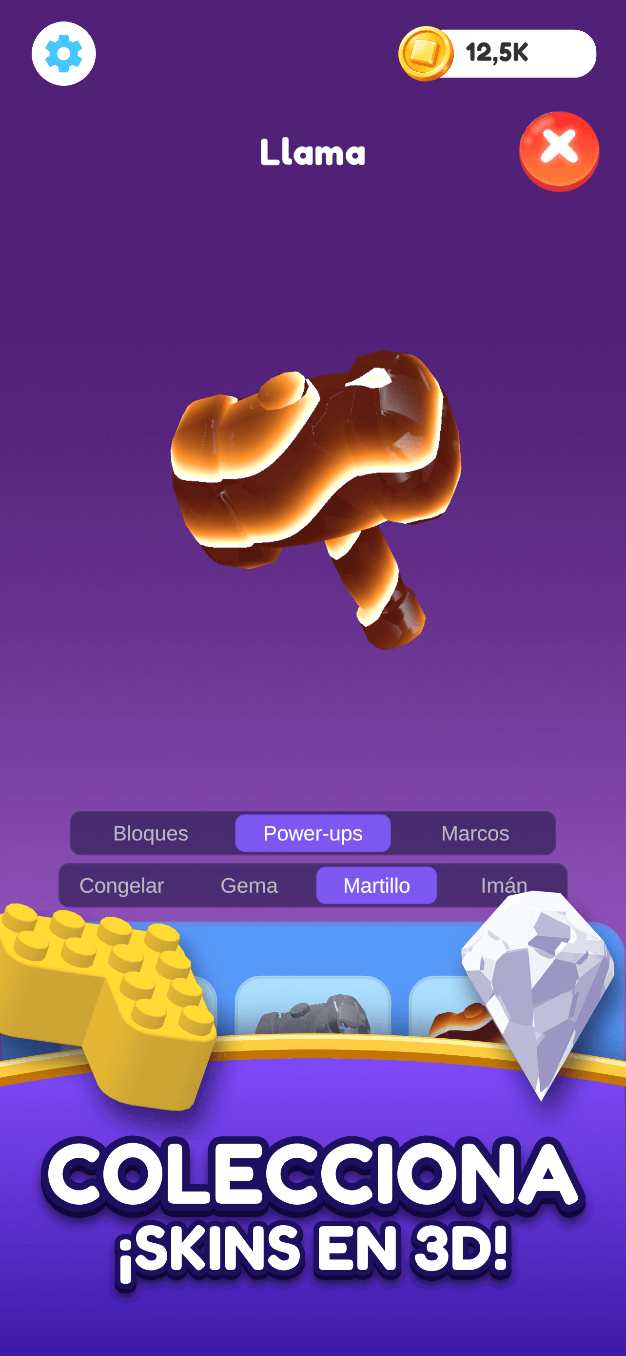 Skwizzo® Block Jam — Skins en 3D
