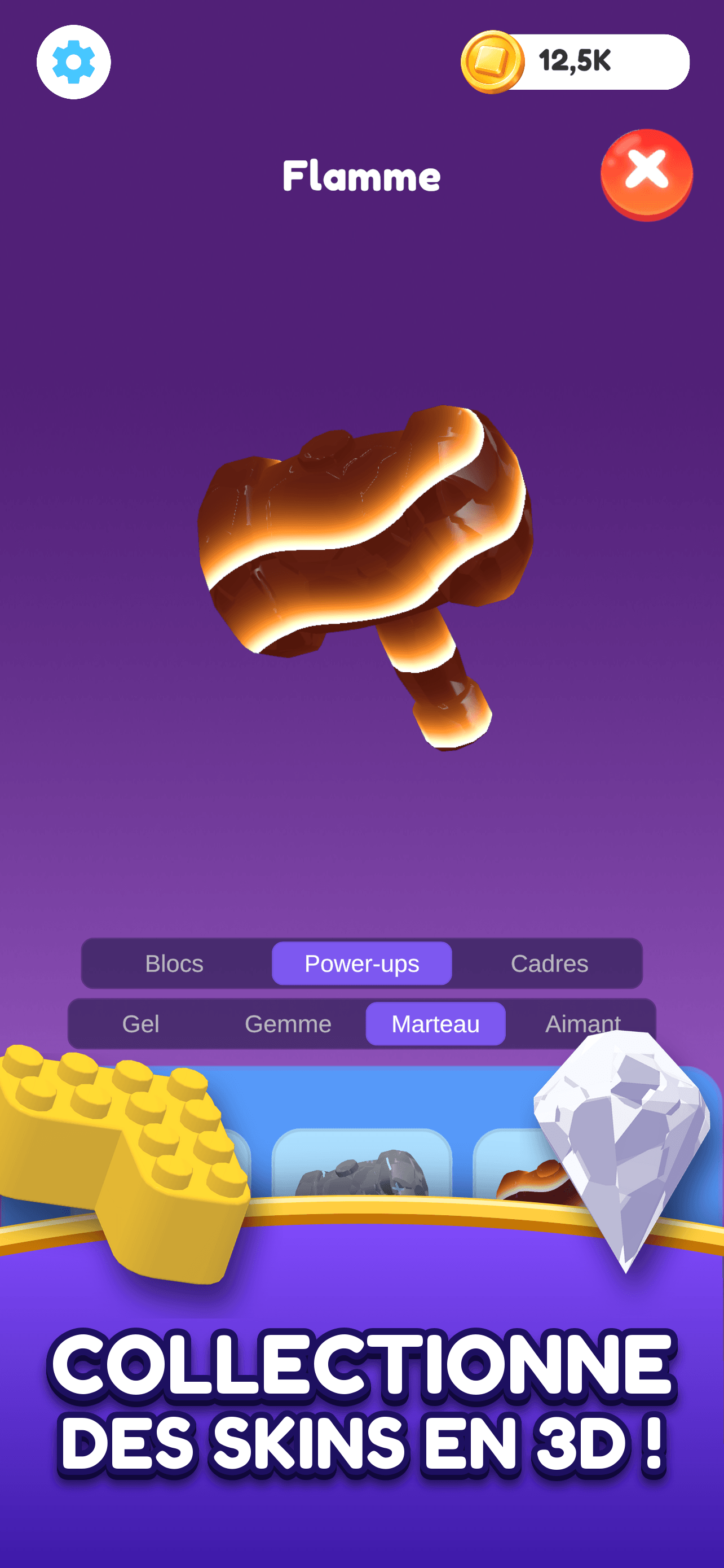 Skwizzo® Block Jam — Skins en 3D