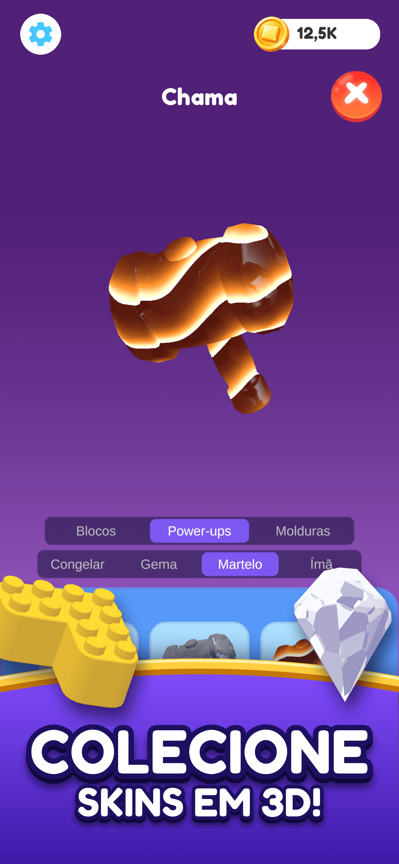 Skwizzo® Block Jam — Skins em 3D